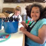 5F7A751B-FE6E-4BB0-8B69-F7DDC42B6252 Decorating our buckets